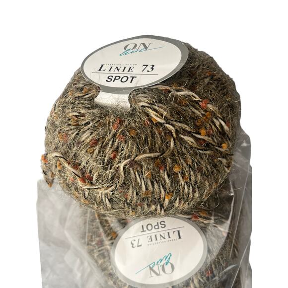 3 Skeins ONLine Linie 73 Spot Yarn | 007 Brown with Gold - Picture 3 of 10